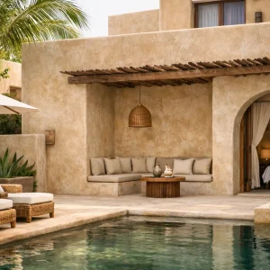 Acabados naturales para hoteles con chukum