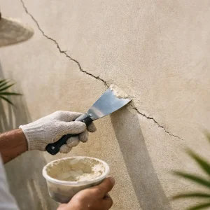 Cómo reparar grietas en chukum sin dejar parches